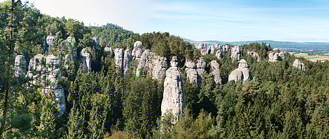 Bohemian Paradise is  a UNESCO geopark